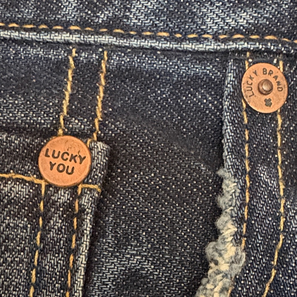Lucky Brand Men's Blue Jeans Size 36 Vintage Straight - Picture 15 of 16